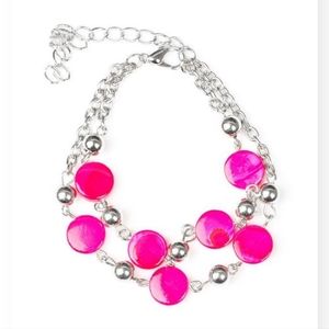 NWT One Bay At A Time In Pink, bracelet